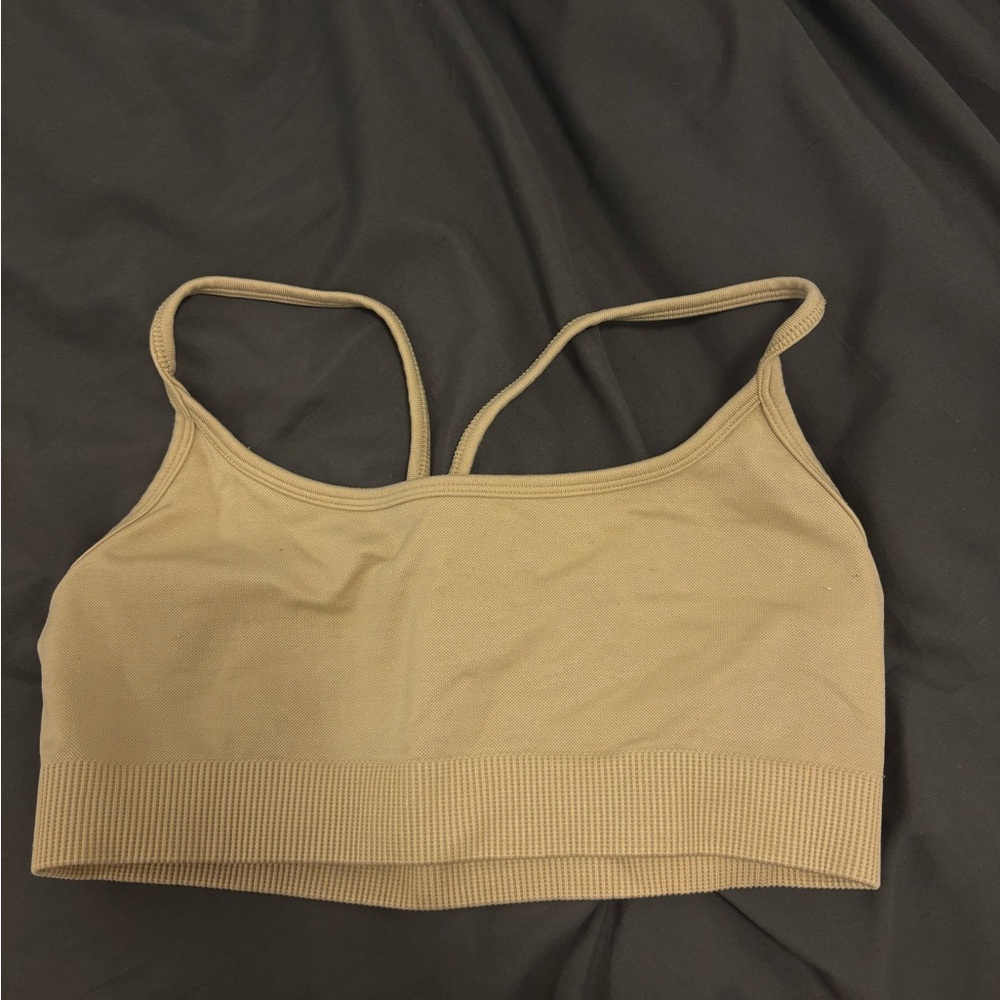 Tan Women's Sports bra - Picture 1 of 1